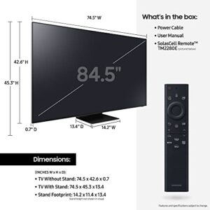 SAMSUNG 85-Inch Class Neo QLED 8K QN800B Series Mini LEDs Quantum HDR 32x Smart TV with Alexa Built-in (QN85QN800BFXZA, 2022 Model) (Renewed)