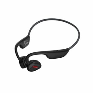 open-ear air conduction headphones, rockshine wireless air conduction sports headphones, bluetooth 5.3 lightweight sweatproof sports headphones, suitable for running, cycling, (black)