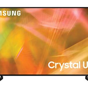 SAMSUNG 55-Inch Class Crystal 4K UHD AU8000 Series HDR, 3 HDMI Ports, Motion Xcelerator, Tap View, PC on TV, Q Symphony, Smart TV with Alexa Built-In (UN55AU8000FXZA, 2021 Model)