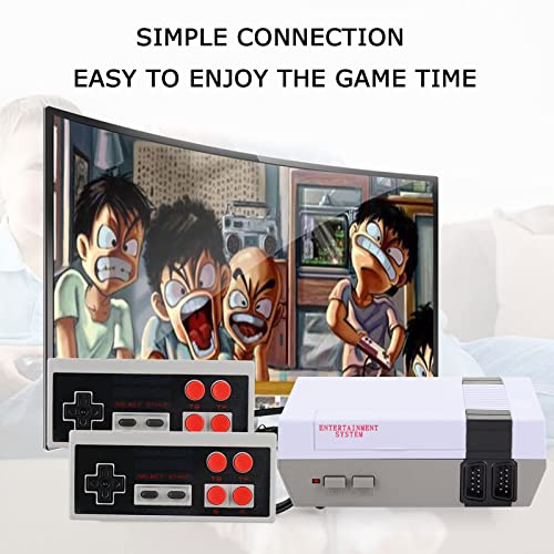 Retro Game Console Mini Classic Game System Built-in 620 Classic Video Games Plug and Play TV Games with 2X 4 Classic Edition Controller for Kids and Adults AV Output