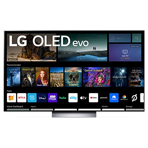 LG C2 Series 65-Inch Class OLED evo Gallery Edition Smart TV OLED65C2PUA, 2022 - AI-Powered 4K, Alexa Built-in