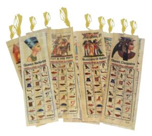 100 large papyrus egyptian book marks original mark lot wholesale