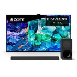 sony 55 inch 4k ultra hd tv a95k series: bravia xr oled smart google tv, dolby vision hdr, exclusive features for ps 5 xr55a95k- 2022 model w/ht-g700: 3.1ch dolby atmos/:x soundbar bluetooth tech