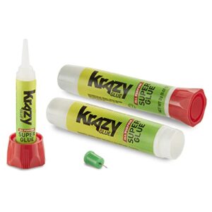 Krazy Glue KG517 Purpose Super Glue, Precision Tip, 2 Grams, 2 Count