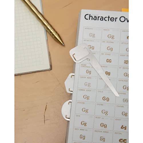 Craighill Page Indicator | Brass & Stainless Steel | 1 oz | Keep Track of Where You Left Off with A Stylish, Long-Lasting Replacement for Neon Stickers