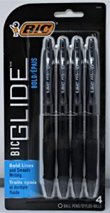 bic velocity bold retractable ball pen, bold point (1.6mm), black, 16-count…