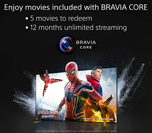 Sony OLED 65 inch BRAVIA XR A80K Series 4K Ultra HD TV: Smart Google TV with Dolby Vision HDR and Exclusive Gaming Features for The Playstation® 5 XR65A80K- 2022 Model