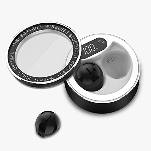 Invisible Earbuds Wireless Bluetooth Smallest Earbuds Tiny Mini Hidden Headphones for Work Small Sleep Ear Buds Discreet Bluetooth Earpiece with Charging Case