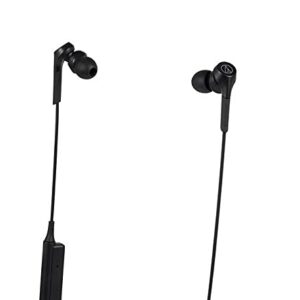 Audio-Technica ATH-CKS550XBTBK Solid Bass Bluetooth Wireless In-Ear Headphones, Black