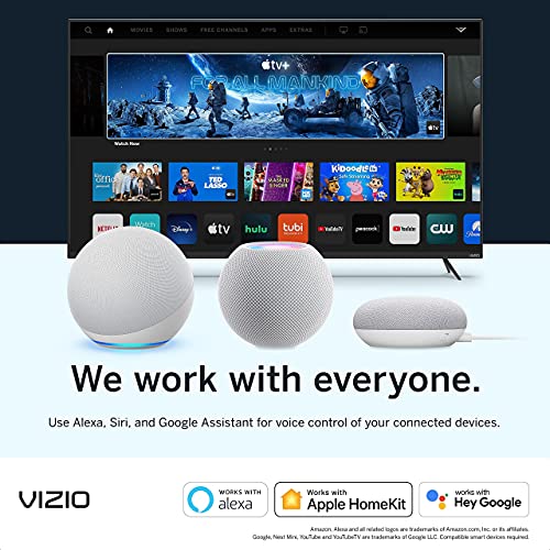 VIZIO 32-inch D-Series 720p Smart TV with Apple AirPlay and Chromecast Built-in, Screen Mirroring for Second Screens, & 150+ Free Streaming Channels, D32h-J09, Model (Renewed), 32 inches