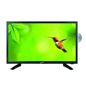 supersonic sc-1912 led widescreen hdtv 19″, built-in dvd player with hdmi, usb & ac/dc input: dvd/cd/cdr high resolution and digital noise reduction