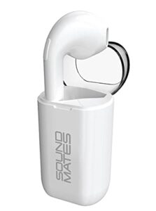 tzumi soundmates driver mono earbud, white