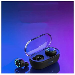 topuutp wireless earbuds bluetooth 5.0 in ear large capacity battery stereo hifi bass sound around noise-cancelling touch control built-in hd mic waterproof headset for sport