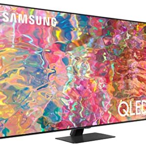 SAMSUNG QN85Q80BAFXZA 85" 4K Ultra HD Smart TV with an Austere 5S-PS8-US1 V-Series 8-Outlet Power w/Omniport USB (2022)