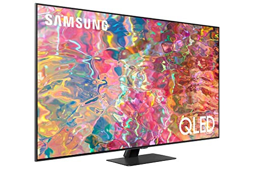 SAMSUNG QN85Q80BAFXZA 85" 4K Ultra HD Smart TV with an Austere 5S-PS8-US1 V-Series 8-Outlet Power w/Omniport USB (2022)