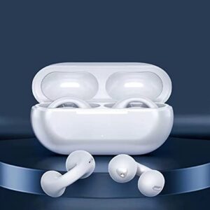 Inboxxe Wireless Ear Clip Bone Conduction Headphones, 2023 New Mini Bone Conduction Headphones, Open Ear Wireless Headphones, Open Ear Headphones Wireless Bluetooth for Running Sports (2PCS)