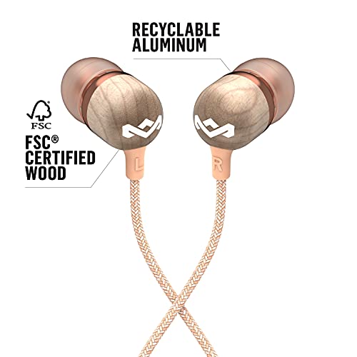 House of Marley Smile Jamaica Wired Noise Isolating Headphones with Microphone (Copper)