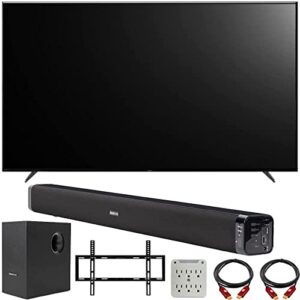 sony xr75x90k bravia xr 75″ x90k 4k hdr full array led smart tv (2022 model) bundle with deco gear home theater soundbar with subwoofer, wall mount accessory kit, 6ft 4k hdmi 2.0 cables and more