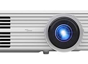 Optoma UHD52ALV Voice Assistant-Compatible DLP Projector for Lights-On Viewing, 3500 Lumen, 3840x2160