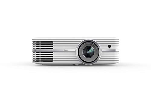 Optoma UHD52ALV Voice Assistant-Compatible DLP Projector for Lights-On Viewing, 3500 Lumen, 3840x2160