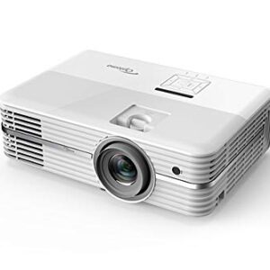 Optoma UHD52ALV Voice Assistant-Compatible DLP Projector for Lights-On Viewing, 3500 Lumen, 3840x2160