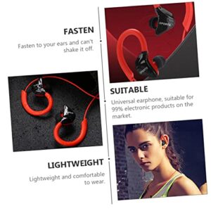 KOMBIUDA 3 Pairs Running Headphone Neck with Home Head Sports in Plug Buds Wired Over Microphone Cellphone in- Headphones Around Cell for Hook Sound Earphone Stereo