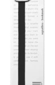 Creative Elastic Strap Stainless Steel Locate Bookmarks Accurately Without Incognito Bookmark Book Marker (Black)