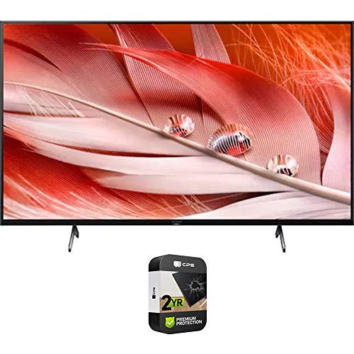 Sony XR50X90J 50-inch X90J 4K Ultra HD Full Array LED Smart TV Bundle with Premium 2 YR CPS Enhanced Protection Pack