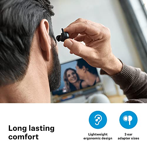 Sennheiser TV Clear Set – True Wireless Earbuds & TV Connector – Bluetooth in-Ear Headphones for TV with Ambient Awareness, Passive Noise Cancellation, Qi Wireless Charging and 37-Hour Battery Life