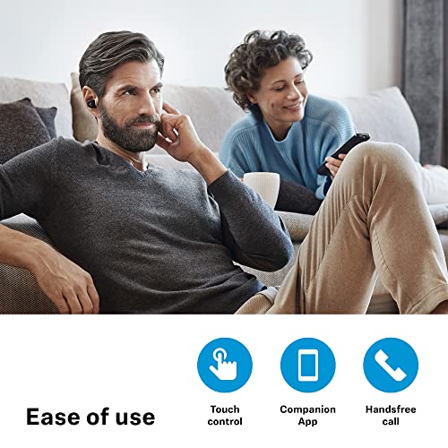 Sennheiser TV Clear Set – True Wireless Earbuds & TV Connector – Bluetooth in-Ear Headphones for TV with Ambient Awareness, Passive Noise Cancellation, Qi Wireless Charging and 37-Hour Battery Life