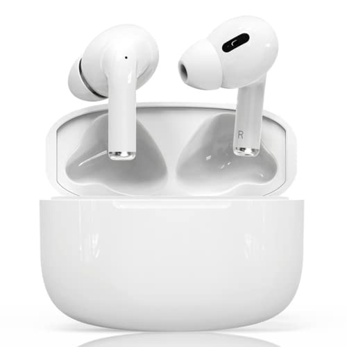 Wireless Earbuds, 30H Playtime AirProBluetooth5.3 Headphones with Charging Box, IPX7 Waterproof in-Ear Ear Buds, Clear Calls Built-in Microphone Stereo Touch Earphones, for iPhone Huawei Samsung