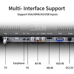 othoig 17 inch TV,Small Widescreen LED TV with Digital ATSC Tuner,HDMI,AV Input,USB Port,12Volt TV for Camping,Caravan and Kitchen
