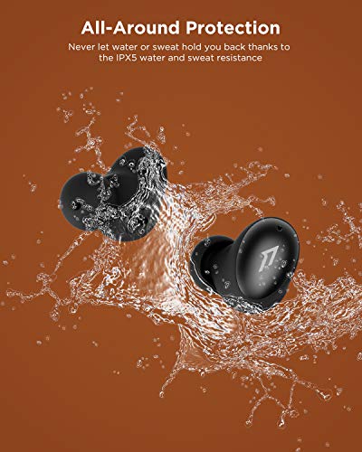 1MORE Colorbuds Wireless Earbuds Bluetooth 5.0 Headphone with Fast Charging, Qualcomm Chip IPX5 Waterproof Stereo in-Ear Earphones CVC8.0 Build-in Dual Mic ENC Auto Play/Pause, 22H