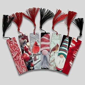 Graphic Design By Pam | Christmas Bookmark | Booklover Gift (Gnome 1)