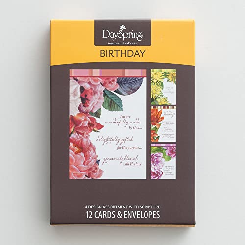 DaySpring - Inspirational Boxed Cards - Birthday - Beautiful Sentiments - 51743