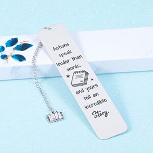 Inspirational Coworker Gifts for Women Men Friends Graduation Birthday Gift for Her Him Daughter Son Mothers Day Gifts for Mom Dad Teacher Appreciation Gifts for Women Men Bookmark for Teacher Student