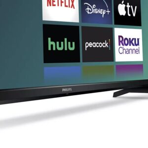 PHILIPS 50-Inch Class 4K 2160p Roku Smart LED TV HDR Works with Alexa & Google Assistant 50PFL4756/F7 (Renewed)