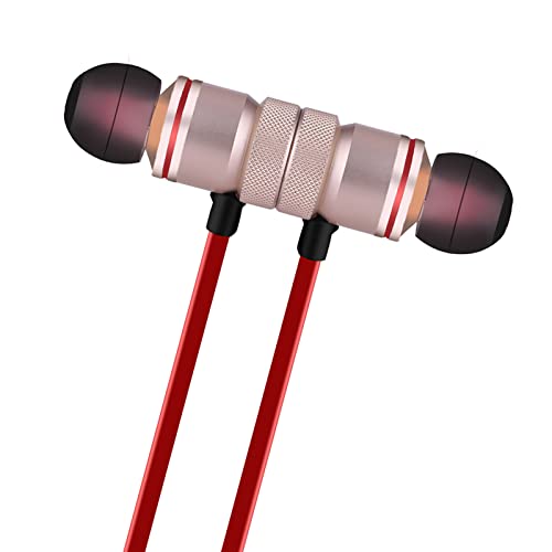 Yinhing Wireless Headphones Earbuds Headphones, Magnet Wireless Sports Earphone Headset Headphone for iPhone Android(Golden)