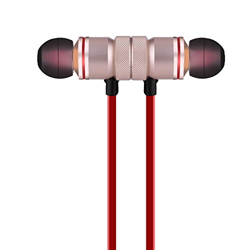 Yinhing Wireless Headphones Earbuds Headphones, Magnet Wireless Sports Earphone Headset Headphone for iPhone Android(Golden)