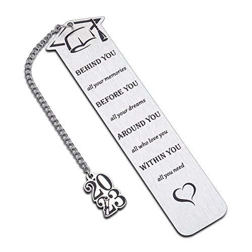 2023 Graduation Gifts for Him Her Bookmark Christmas Stocking Stuffers High School College Graduation Gifts for Son Daughter Women Men Nurse Class of 2023 Grad Gifts for Master Senior Students