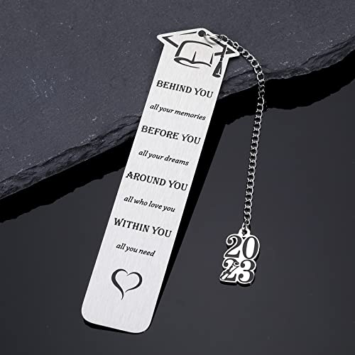 2023 Graduation Gifts for Him Her Bookmark Christmas Stocking Stuffers High School College Graduation Gifts for Son Daughter Women Men Nurse Class of 2023 Grad Gifts for Master Senior Students