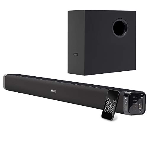 LG 65 Inch UP7000 Series 4K LED UHD Smart webOS TV Bundle with Deco Gear Home Theater Soundbar with Subwoofer, Wall Mount Accessory Kit, 6FT 4K HDMI 2.0 Cables and More