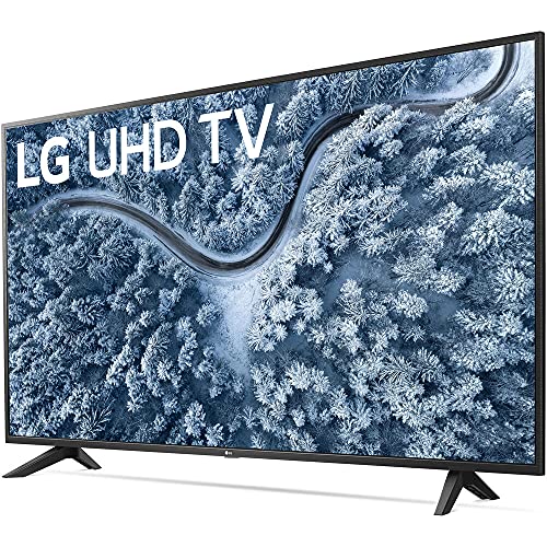 LG 65 Inch UP7000 Series 4K LED UHD Smart webOS TV Bundle with Deco Gear Home Theater Soundbar with Subwoofer, Wall Mount Accessory Kit, 6FT 4K HDMI 2.0 Cables and More