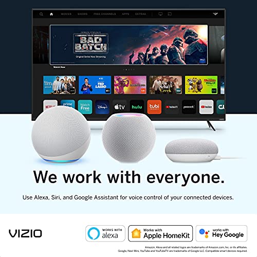 VIZIO 32-inch D-Series Full HD 1080p Smart TV with Apple AirPlay and Chromecast Built-in, Screen Mirroring for Second Screens, & 150+ Free Streaming Channels, D32f4-J01, 2021 Model (Renewed)