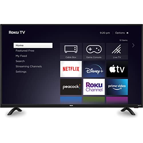 RCA 43-inch 4K UHD Roku Smart Flat Screen LED TV, 2022 Model