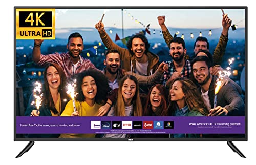 RCA 43-inch 4K UHD Roku Smart Flat Screen LED TV, 2022 Model