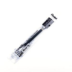 Pentel Refill Ink for BL60 EnerGel Liquid Gel Pen, 1.0mm, Metal Tip, Black Ink, Box of 12 (LR10-A-12)