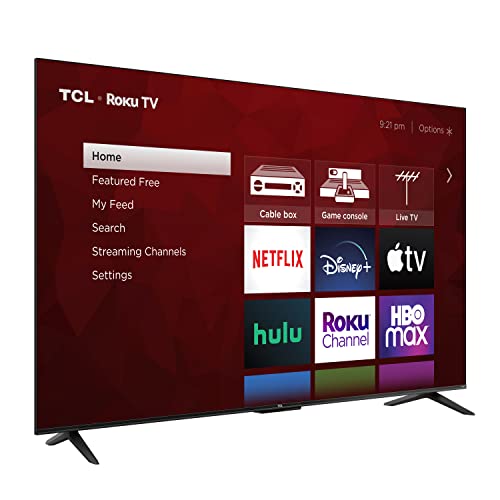 TCL 50" Class 4-Series 4K UHD HDR Smart Roku TV – 50S455 (Renewed)