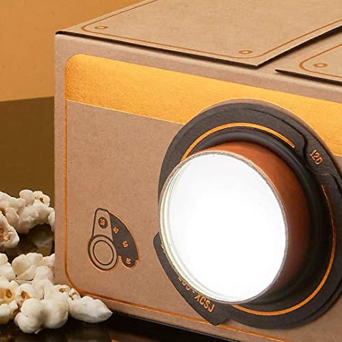 Luckies of London | Portable Smart Phone Projector | Projector Screen for Cell Phone | Bedroom Accessories & Wireless Tech Gadgets | Mobile Phone Accessories / Movie Night Supplies | Copper