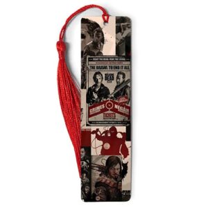 bookmarks ruler metal the bookography walking measure dead tassels collage bookworm for markers reading gift bibliophile christmas ornament bookmark book